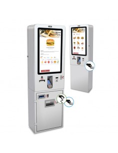 kiosco autoventa, punto de venta desatendido, pago con tarjeta, autoventa, kiosco autoservicio, t-quiosk 232