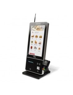 Punto de información T-Quiosk 1. Kiosco autoventa con pago con tarjeta.